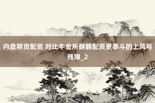 内盘期货配资 对比牛金所翻翻配资更泰斗的上风与残障_2