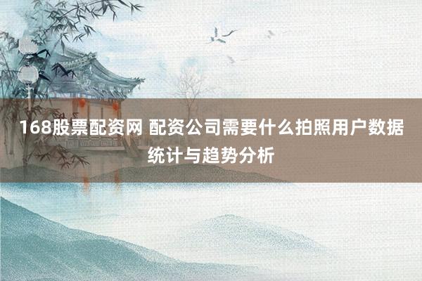 168股票配资网 配资公司需要什么拍照用户数据统计与趋势分析